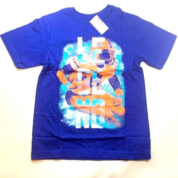 Children’s Place | Blue Graphic Football Tee New With Tags NWT - Picture 1 of 6
